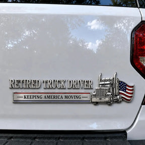 RoadLegacy – Retired Truck Driver Tribute Emblem