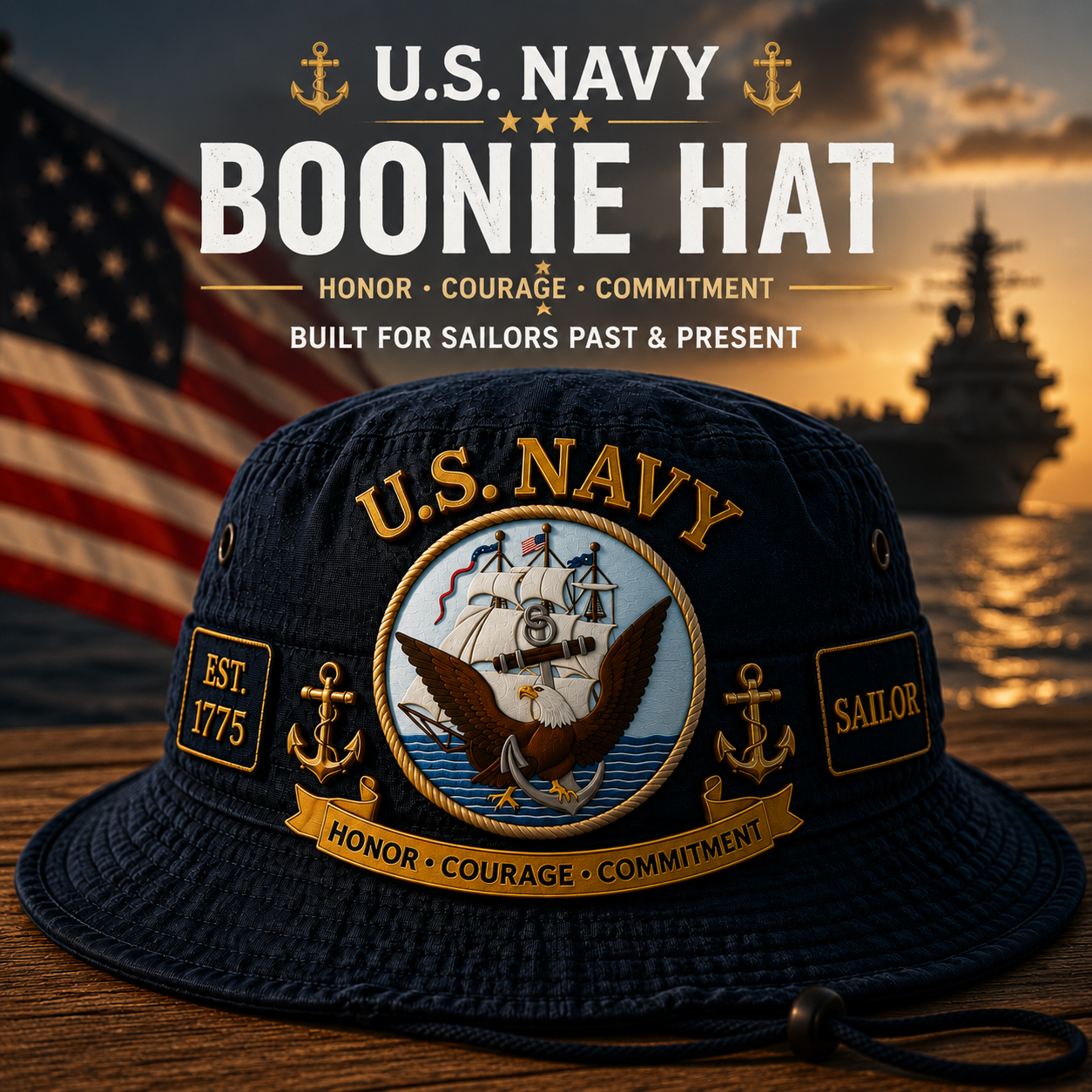 AnchorPride – Sailor Forever Boonie Hat