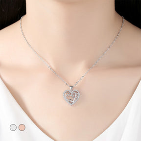 LoveFlow – Romantic Interlocking Necklace