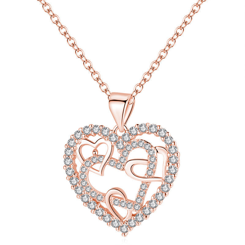 LoveFlow – Romantic Interlocking Necklace