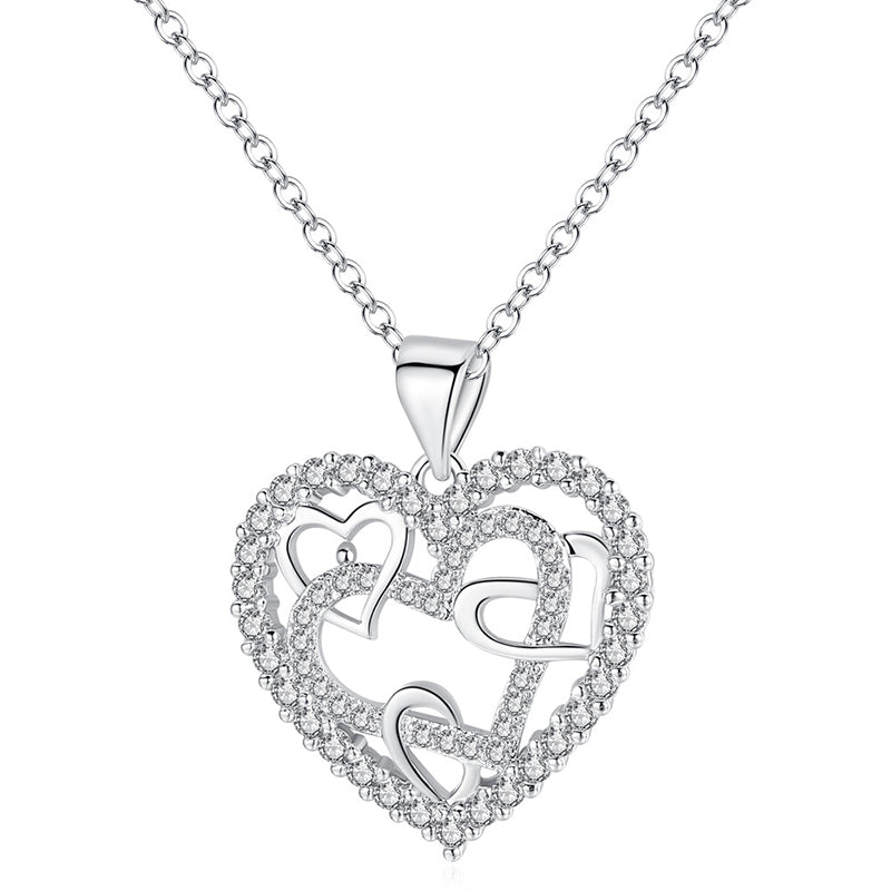LoveFlow – Romantic Interlocking Necklace