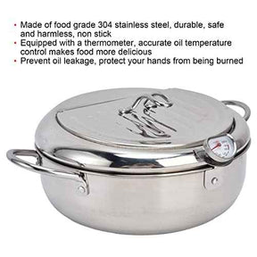 CookForge – Premium Stainless Frying Po & Oil Control Rack System
