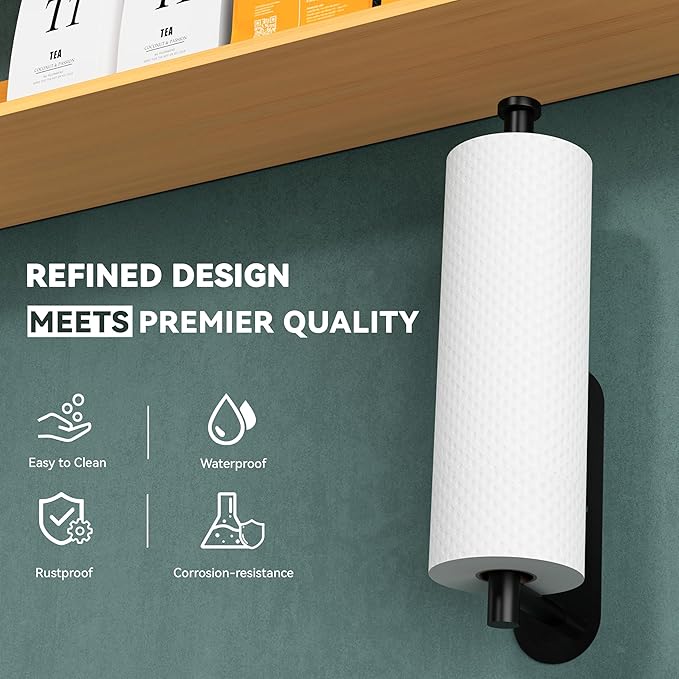 PureSteel – Elegant Wall Roll Holder