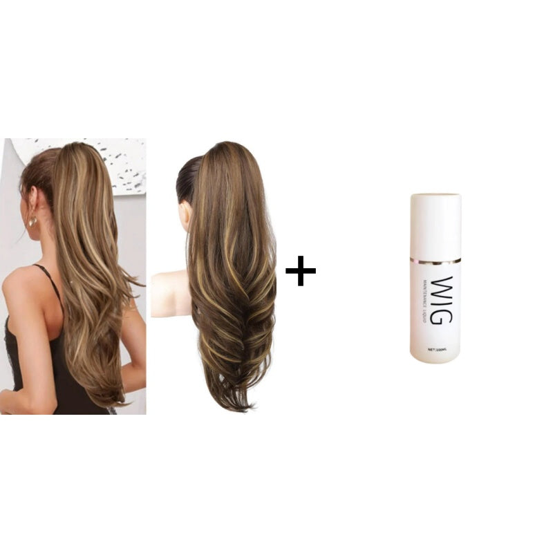 GlamCascade – High Ponytail Extension