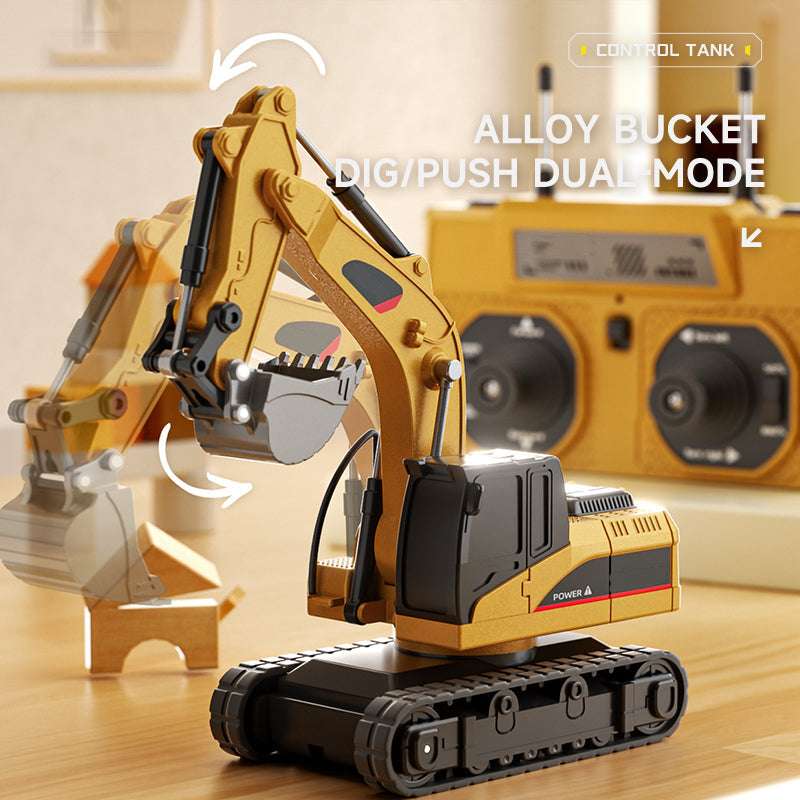 TitanSite – Interactive RC Excavator, Dump Truck & Forklift Set