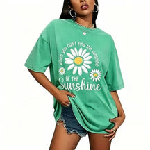 CottonGlow – Breathable Loose Fit Summer Tee for Women