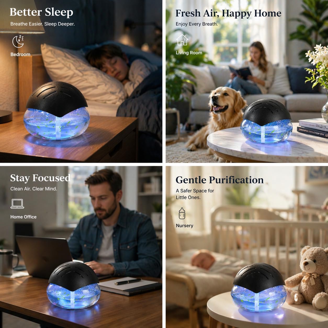 AeroBloom – Fresh Air Revitalizer Diffuser