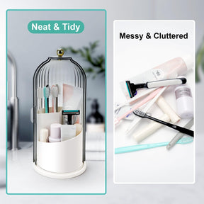 BrushNest – Sliding Lid Toothbrush Organizer