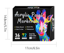 ColorCraft - Dual Tip Acrylic Marker for Precision Art