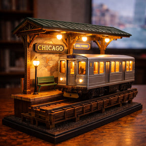UrbanTrack Glow – Chicago Night Lamp