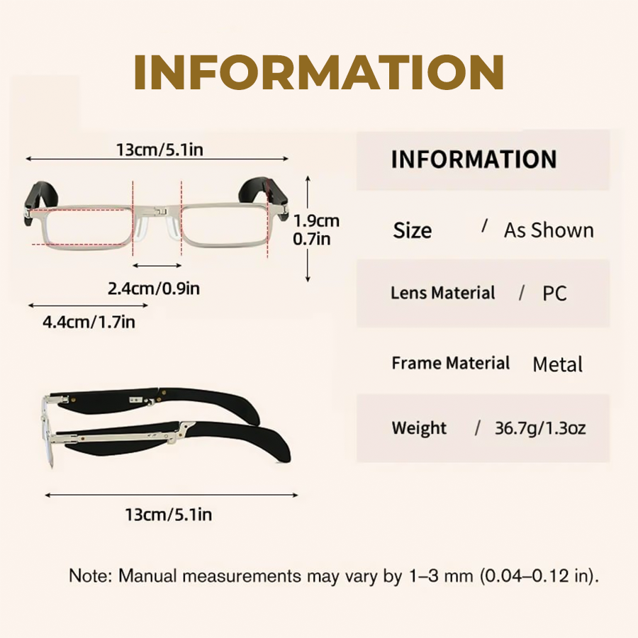 PocketVision – Mini Foldable Reading Glasses