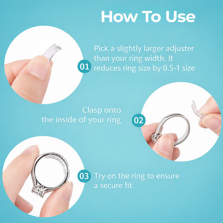 RingTight – Comfortable Ring Size Adjuster Set