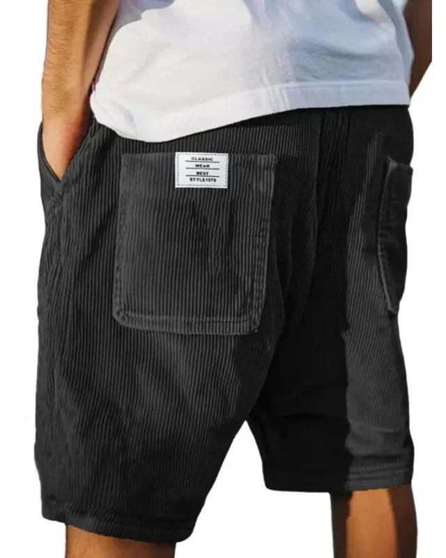 Ridgeline — Corduroy Cargo Shorts for Men