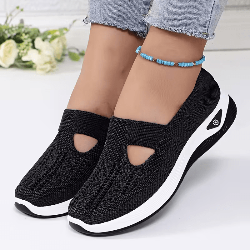 Pebble — Slip-On Walking Shoes with Rocker Sole