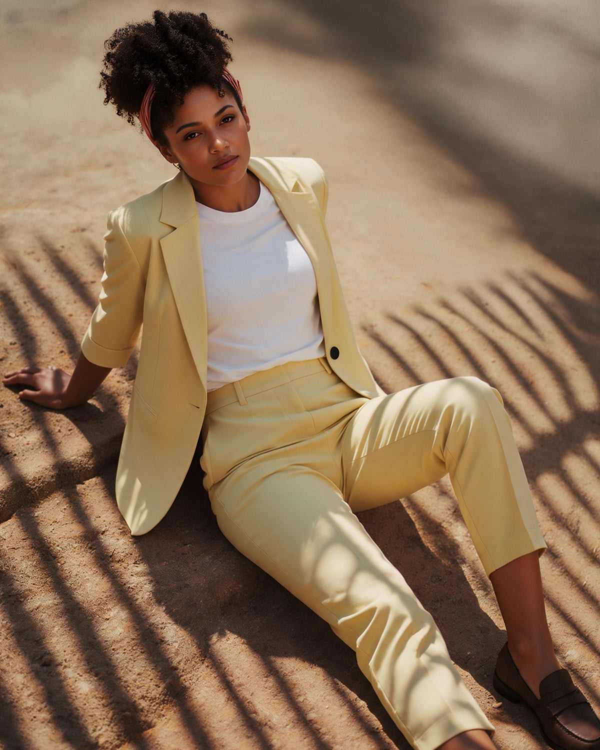 SuitLine — Women's Blazer and Cropped Pants Set
