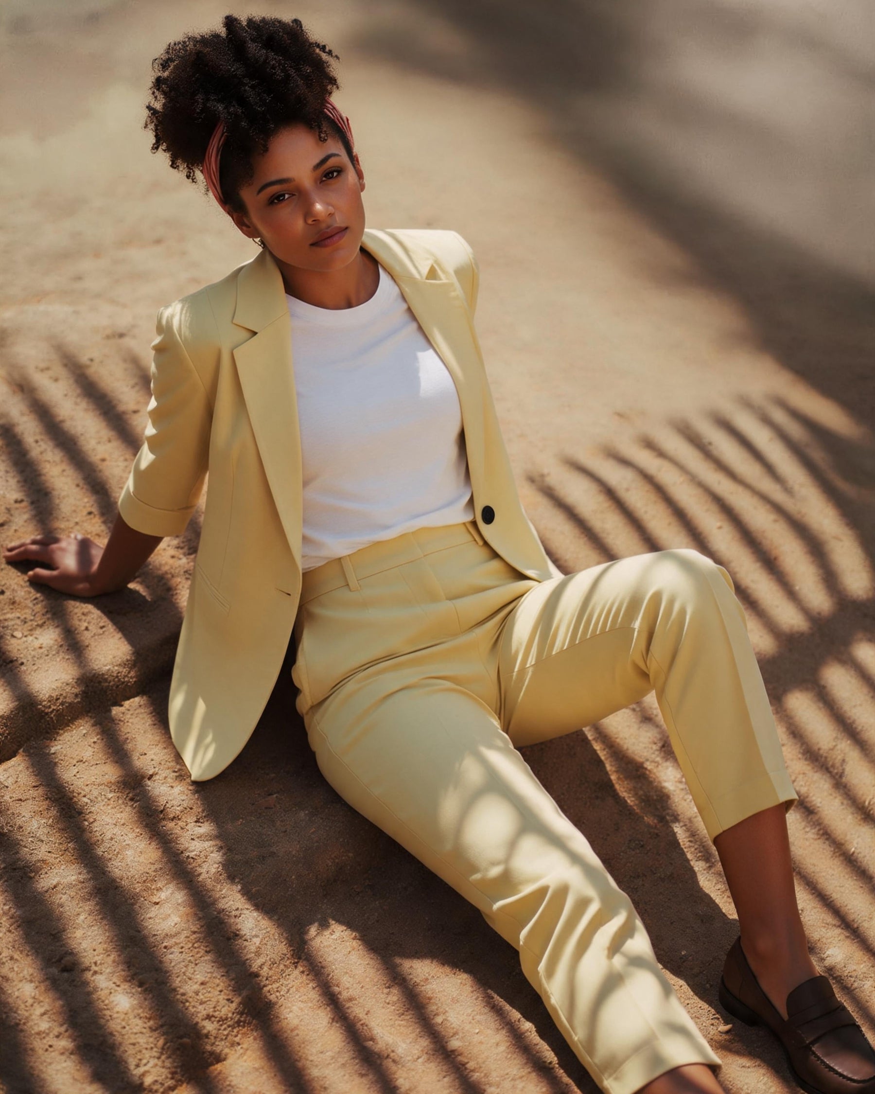 SuitLine — Women's Blazer and Cropped Pants Set