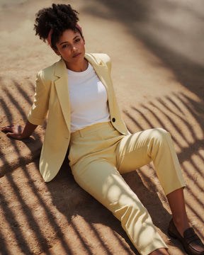 SuitLine — Women's Blazer and Cropped Pants Set