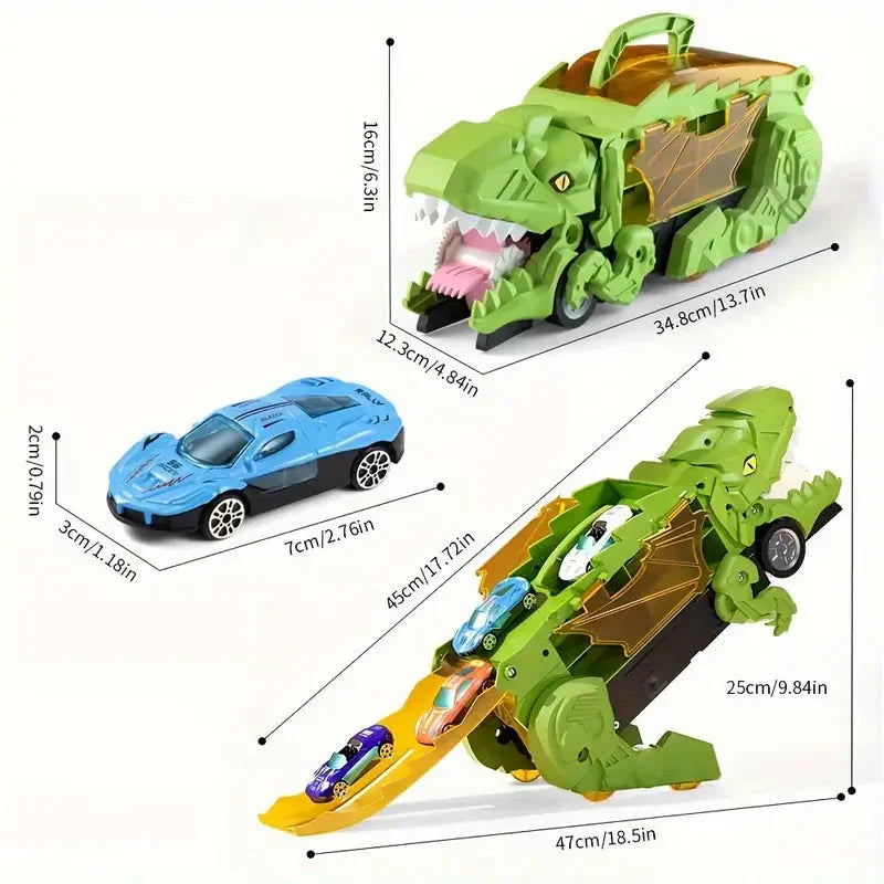 RaptorRace – Dino Car Swallowing Truck Set