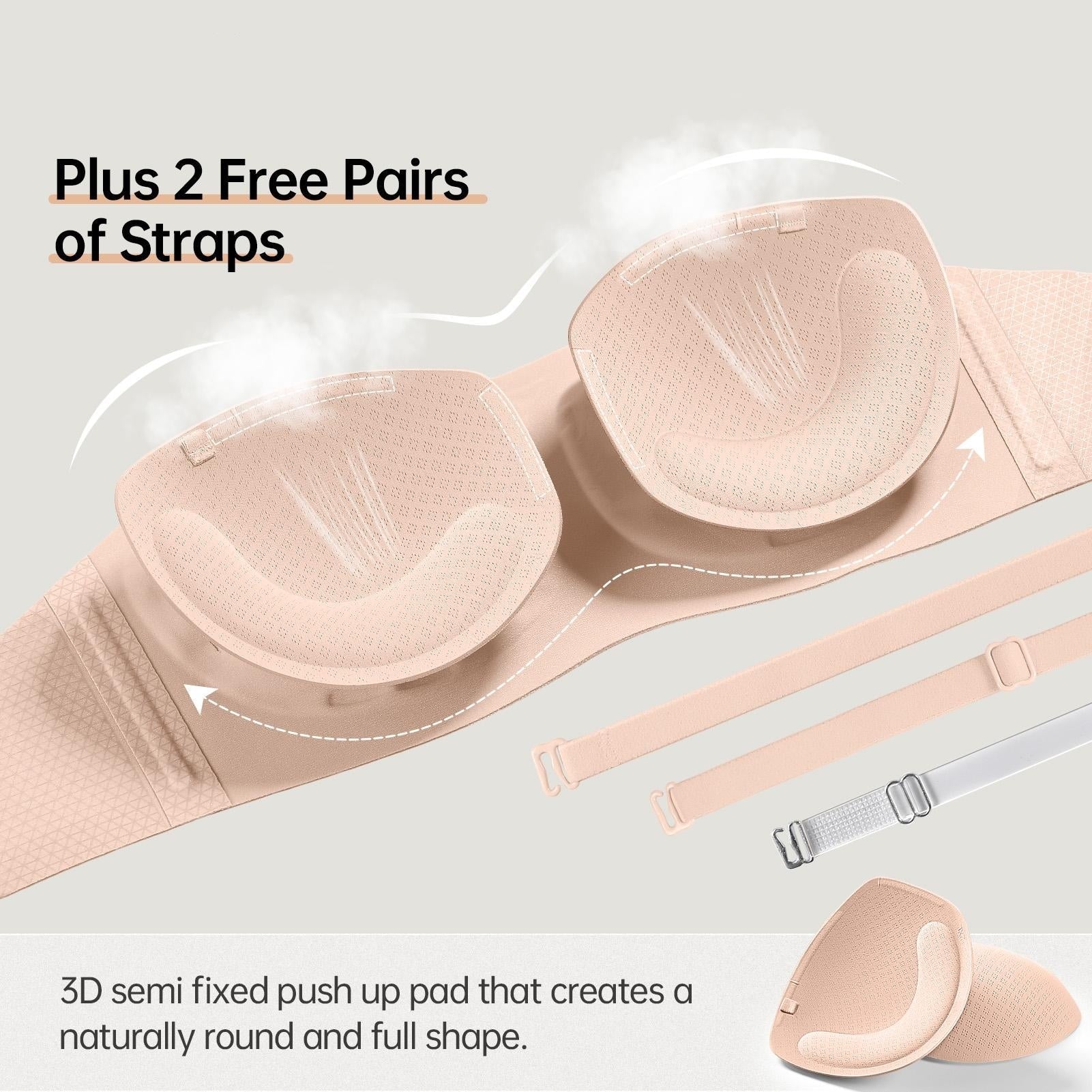 VelvetHold – Non-Slip Strapless Bra