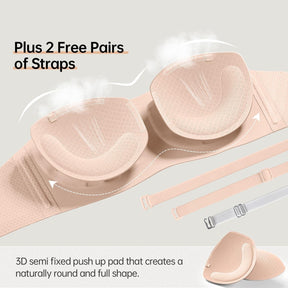 VelvetHold – Non-Slip Strapless Bra