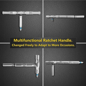 Tactix - Multi-Function Ratcheting Screwdriver for Home & Work