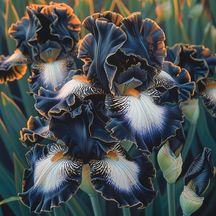 BloomAura – Exotic Tall Bearded Iris Flower