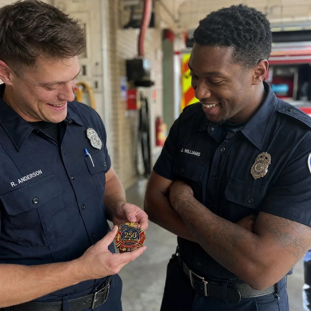 ValorShield – 250 Years Fire Service Badge