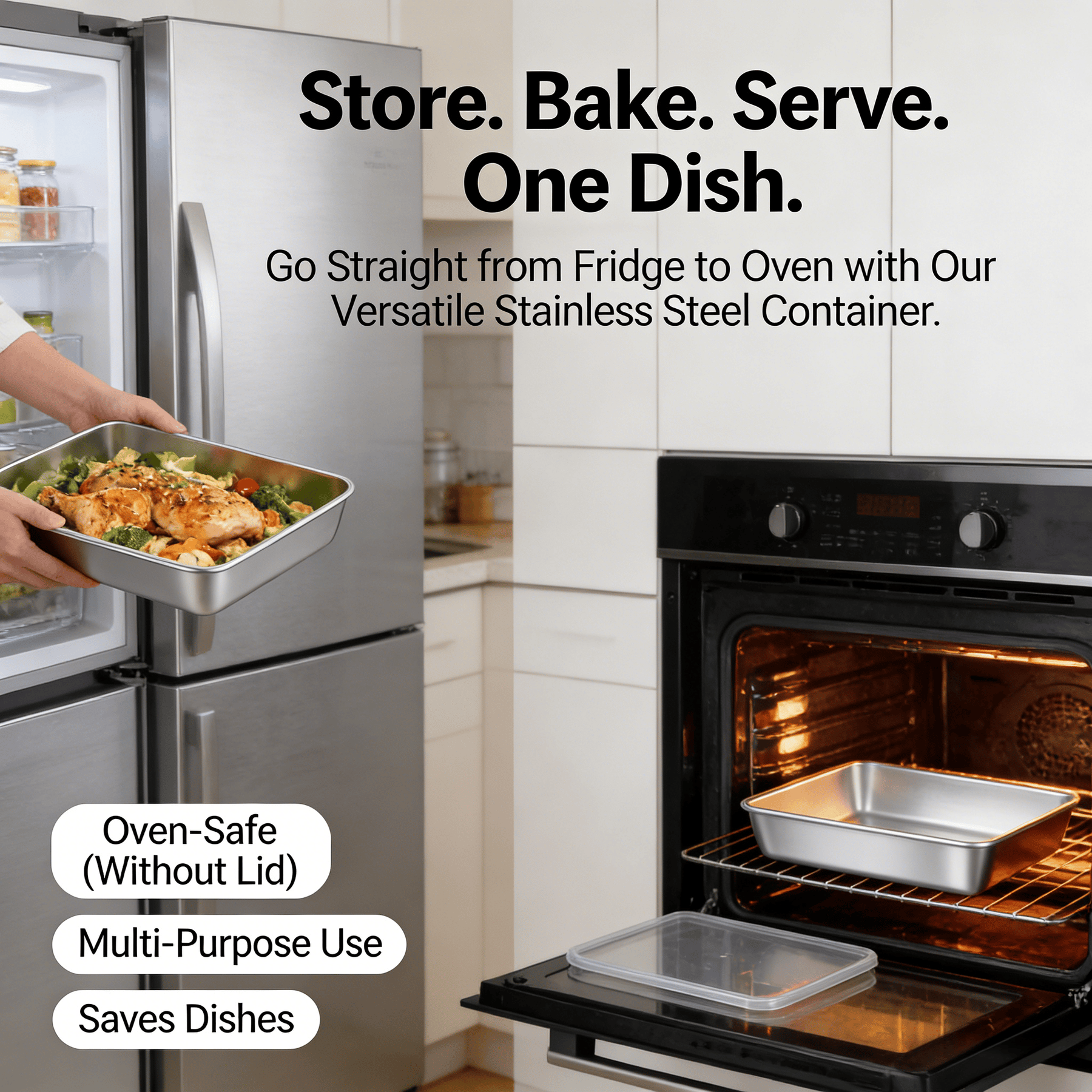 EcoSeal – Freshness Lock Stainless Steel Containers