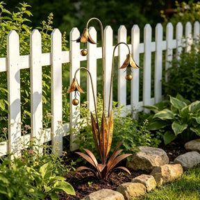 WhisperLily – Garden Bell Stake
