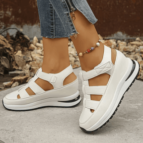 StrapLift — Platform Sneaker with Hook-and-Loop Straps