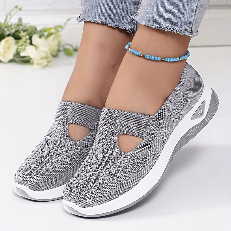 Pebble — Slip-On Walking Shoes with Rocker Sole
