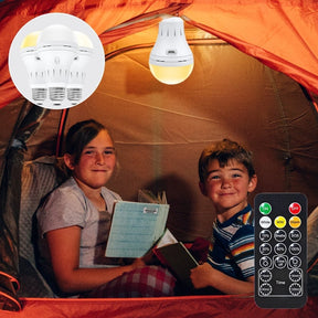 BrightEase – Rechargeable LED Bulb with Remote Control