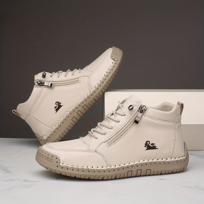 ComfortStride – Premium Orthopedic Leather Walking Shoes