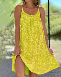 BloomMuse – Floral Camisole Summer Dress