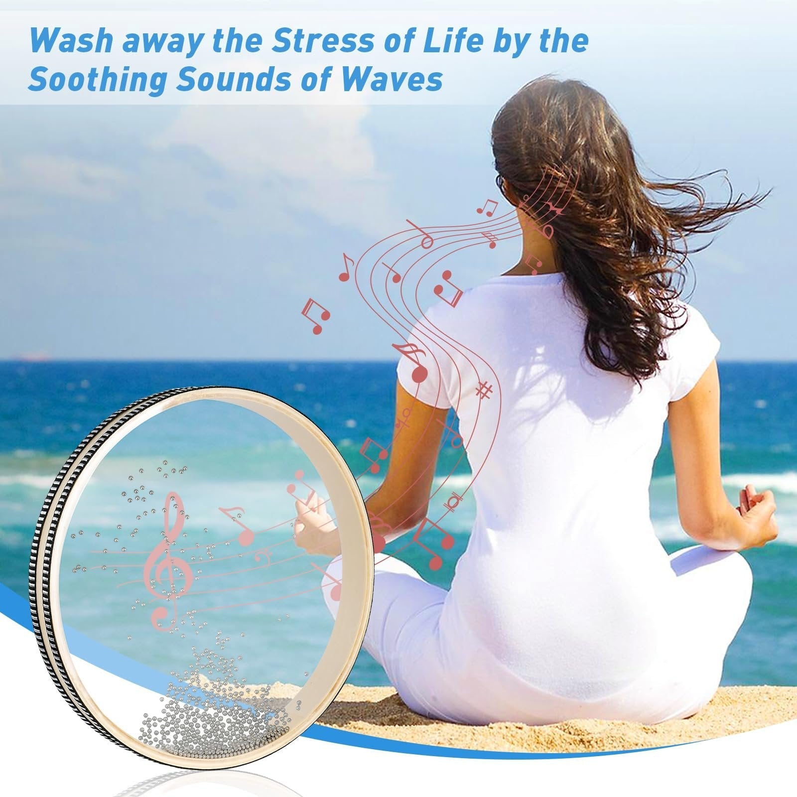 SeaVibe – Relaxing Ocean Drum in Multiple Sizes