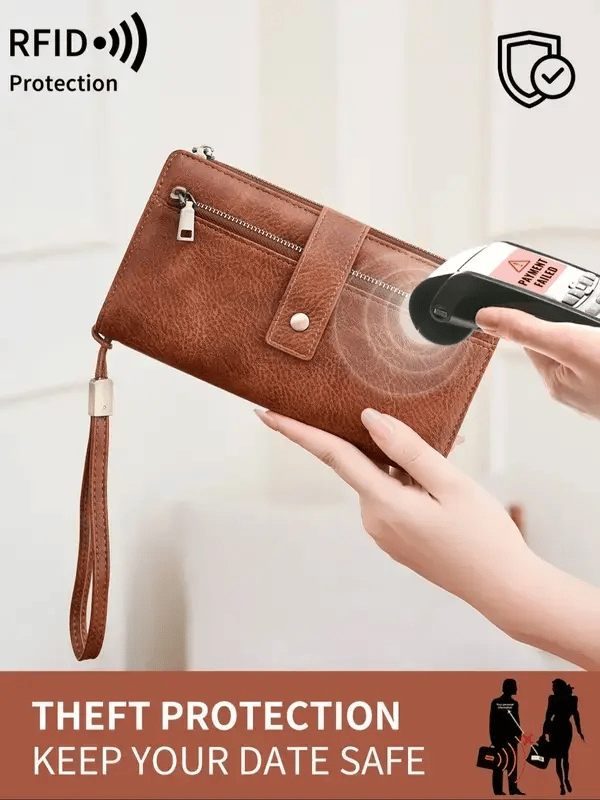 LunaVault – RFID Blocking Elegant Long Wallet