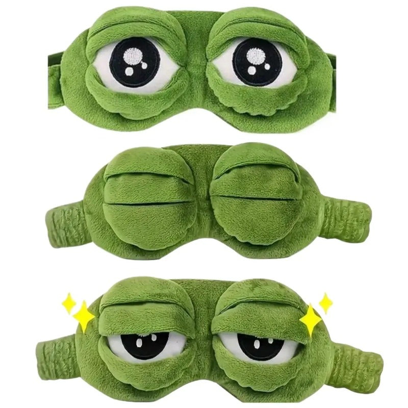 FroggyNap – Funny 3D Frog Sleep Mask