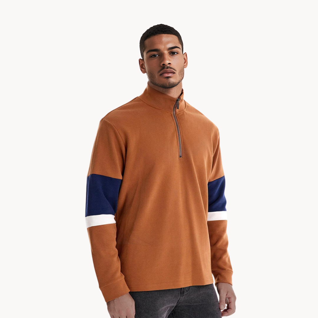 Nathan Quarter-Zip Sweater | Lupi
