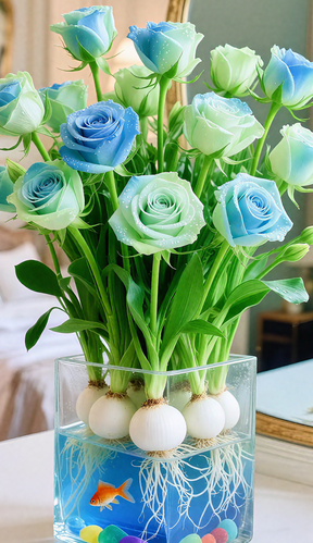 🌹 Hydroponic Roses – Bloom Without Soil! 🌹