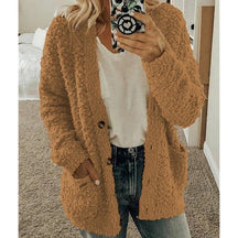 VeloraCozy – Plus Size Velvet Short Cardigan Jacket