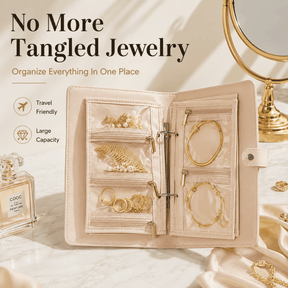 LunaVault - Portable Jewelry Organizer Book