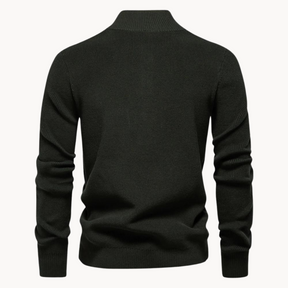 Ashton Button Mockneck Sweater | Lupi