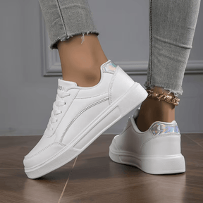 Stella — Platform Sneaker with Metallic Accents