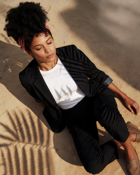 SuitLine — Women's Blazer and Cropped Pants Set