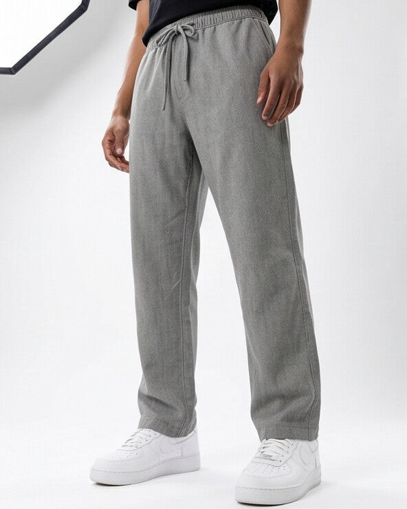 FlowEase — Wide-Leg Elastic Drawstring Pants