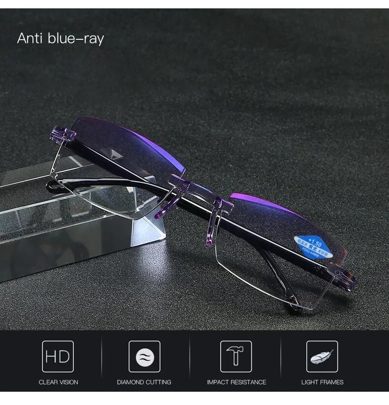 VisionGuard – Sapphire Anti-Blue Dual-Use Reading Glasses