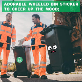 EcoSmile – Eco-Friendly Trash Can Face Sticker Set