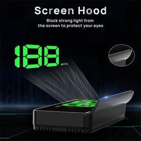 AuraDrive – Head-Up Display Car GPS Digital Speedometer