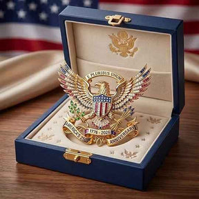 IndependenceCrest – Patriotic Eagle Anniversary Pin