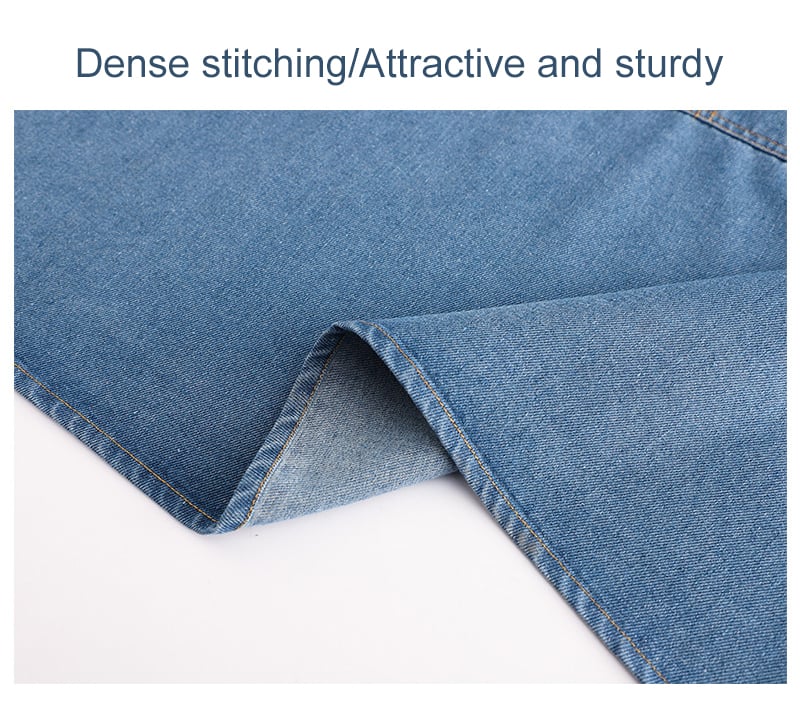 ApronMuse - Premium Soft Denim Cross-Back Apron